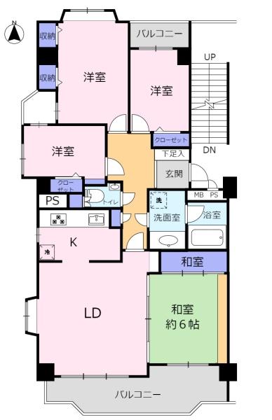 裏口からなら部屋まで１０秒　ライオンズマンション南栄