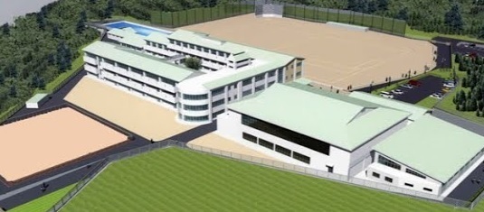 湖西市駅南3丁目の土地(湖西市立岡崎中学校)