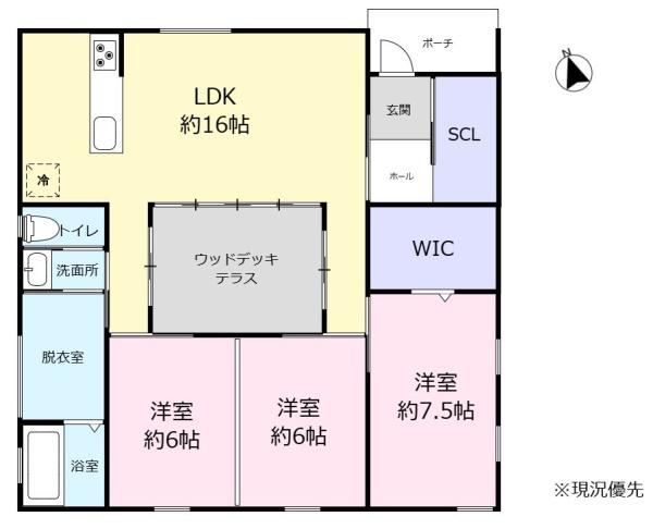中央区小沢渡町　新築　平家