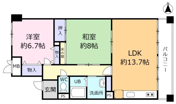 ビオラ田町　1207号室