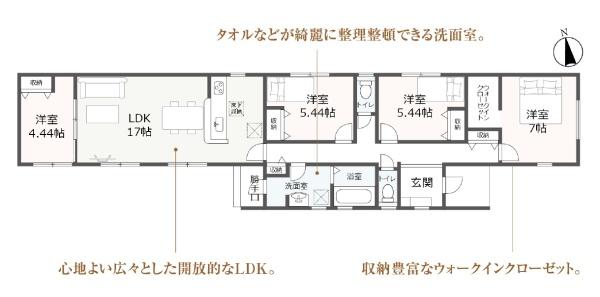 浜北区小松新築全１棟　1号棟