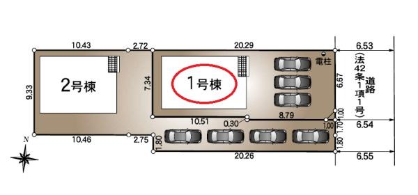 中央区丸塚町　第1期新築全2棟　1号棟