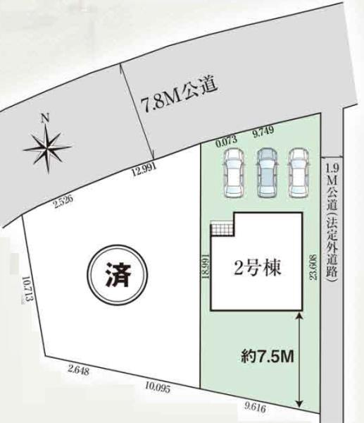 浜名区於呂　新築全2棟　2号棟