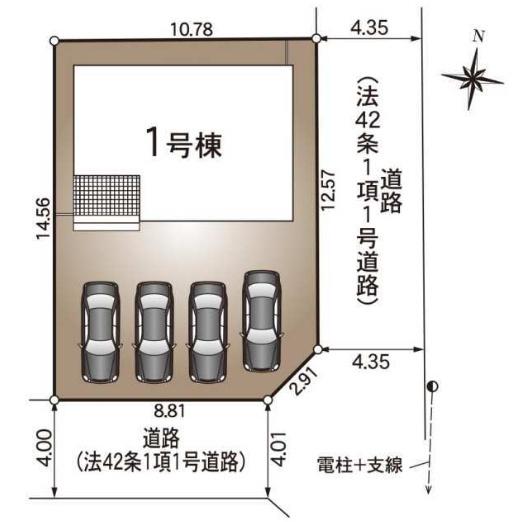 中央区初生町　第1期　全1棟