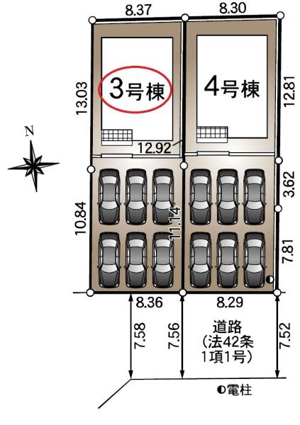 浜名区引佐町井伊谷　第2期　３号棟　全4棟