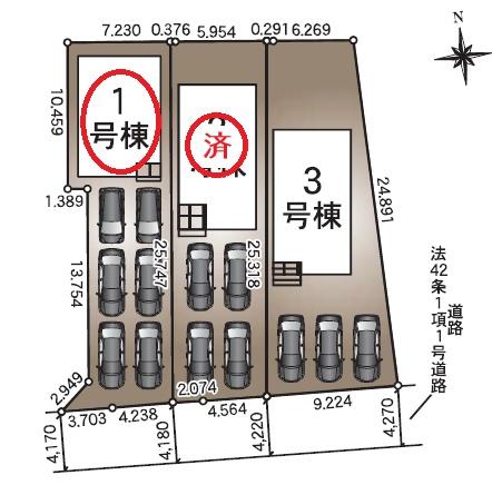 浜松市浜名区引佐町金指第1期　新築全3棟　1号棟