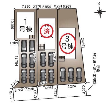 浜松市浜名区引佐町金指第1期　新築全3棟　3号棟