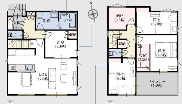 中央区曳馬三丁目第1期新築全2棟　2号棟