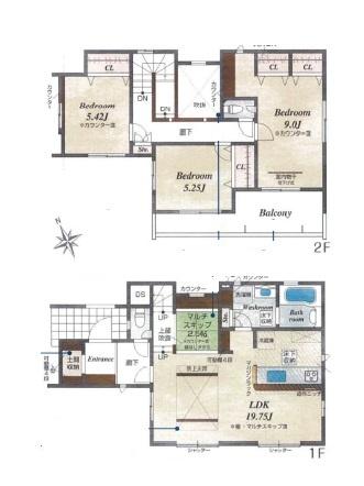 中央区有玉西町新築全2棟　1号棟