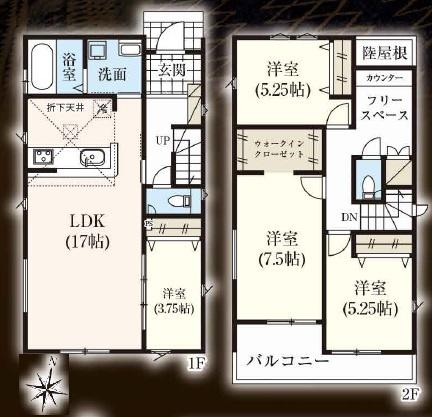 中央区萩丘　第3期　全2棟　1号棟