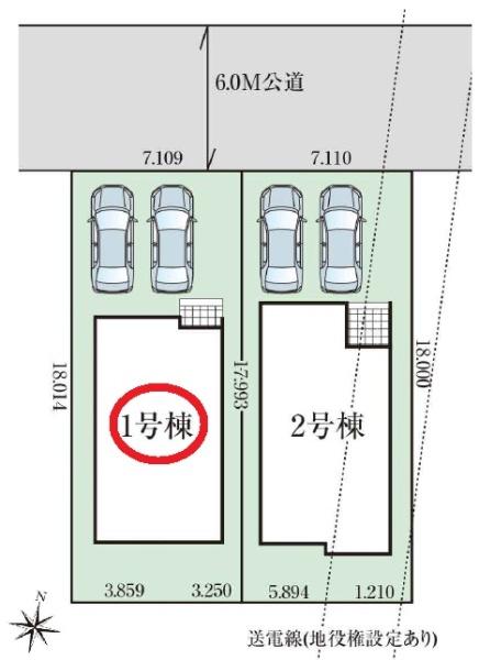 中央区萩丘　第3期　全2棟　1号棟