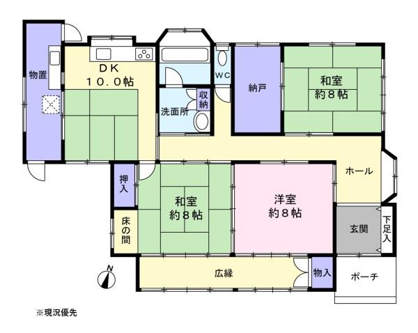 浜名区高畑　平屋