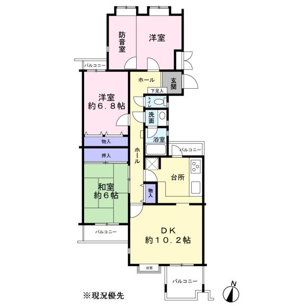 佐鳴湖パークタウン7号棟303号室