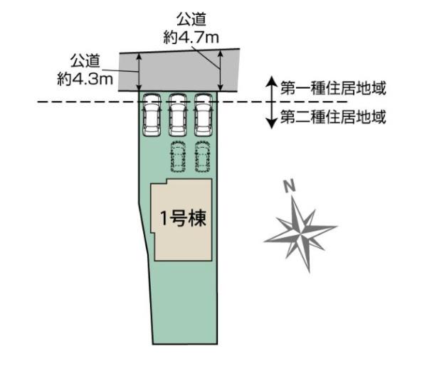 掛川市横須賀新築全1棟　1号棟