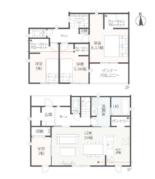 磐田市掛塚蟹町　第2期新築全3棟　2号棟