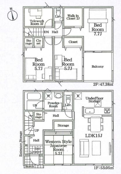 磐田市池田第7期新築全2棟　1号棟