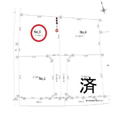 袋井市下山梨　売土地　3号地