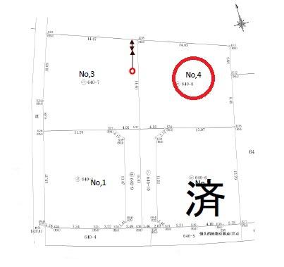 袋井市下山梨　売土地　4号地
