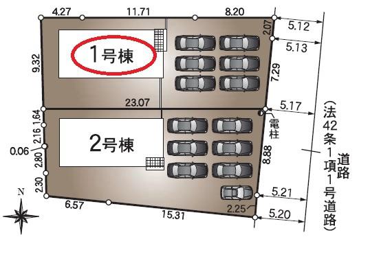 磐田市川袋第3期新築全2棟　1号棟