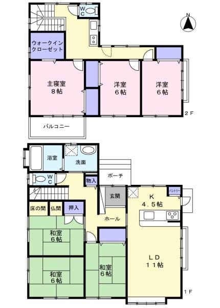 一条工務店施工　天井が高くて広々　磐田市大久保