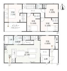袋井市春岡第11期　新築全3棟　3号棟