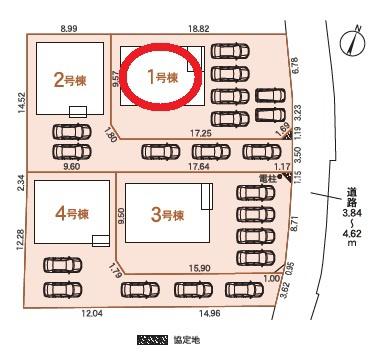 袋井市堀越第3新築全4棟　1号棟