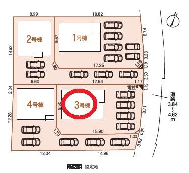 袋井市堀越第3新築全4棟　3号棟