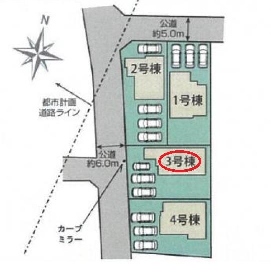 磐田市国府台第2期新築全4棟　3号棟