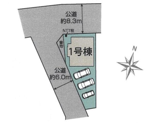 袋井市上山梨新築全1棟　1号棟