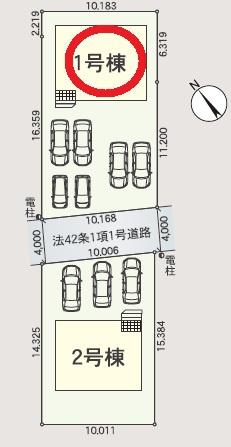 磐田市豊岡第11新築全2棟　1号棟