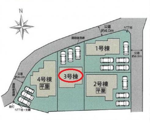 掛川市西大渕新築全4棟　3号棟