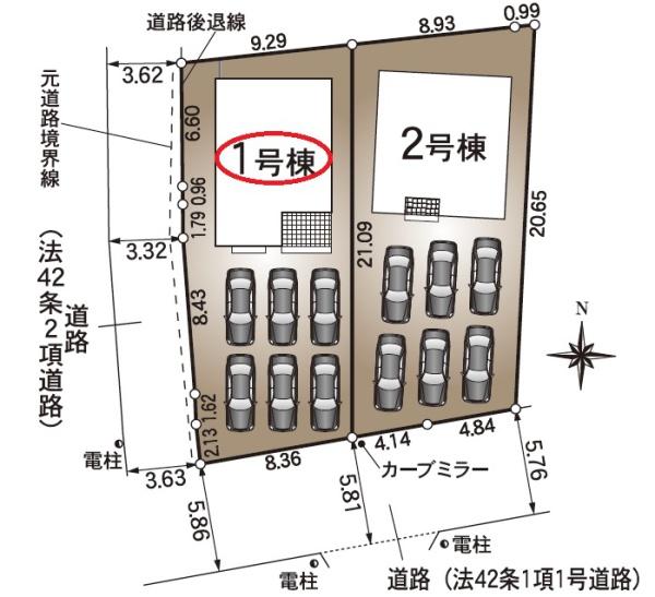 磐田市福田第5期新築全2棟　1号棟