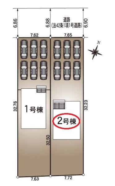 磐田市飛平松第1期新築全2棟　2号棟
