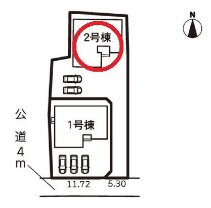 磐田市福田第2期　新築全1棟　2号棟（平屋）