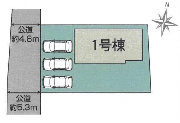袋井市春岡新築全1棟　1号棟