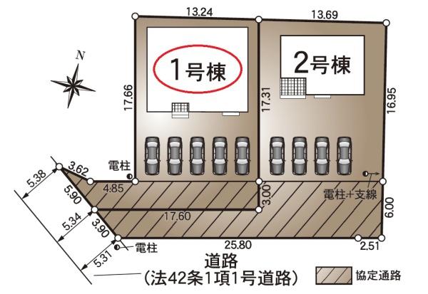 袋井市浅名第7期新築全2棟　1号棟