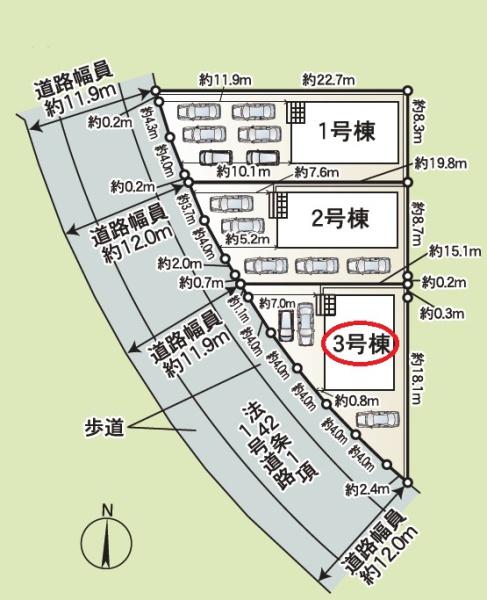 菊川市加茂第15期新築全3棟　3号棟