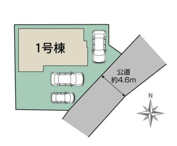 磐田市見付新築全1棟　1号棟