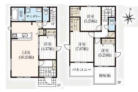 磐田市福田　第2期　新築全2棟1号棟