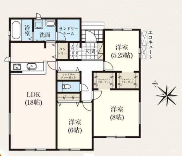 掛川市杉谷　新築全2棟2号棟
