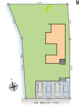 袋井市浅羽　新築全1棟　1号棟