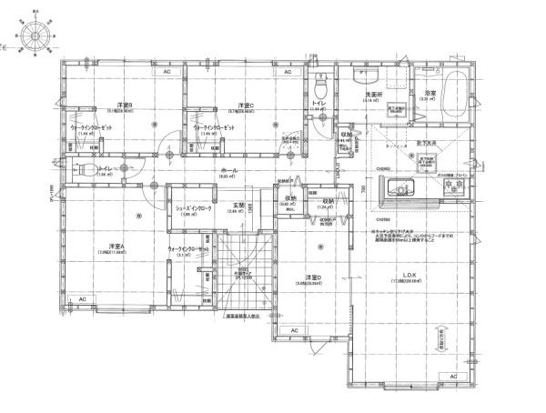 磐田市豊浜中野第4期　新築全2棟　1号棟