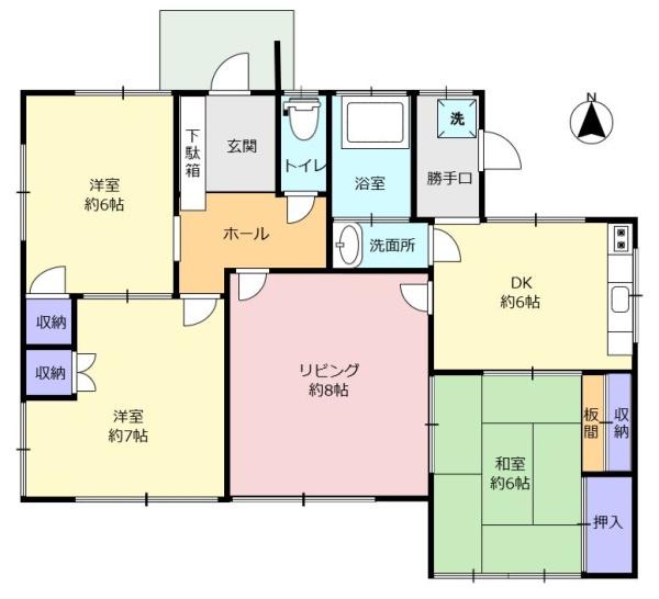 ＼角地です／　磐田市前野　中古住宅（平屋建て）