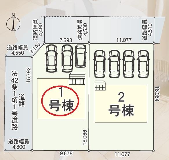 磐田市森本第1期新築全2棟　1号棟