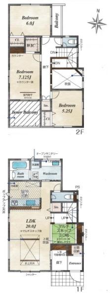 磐田市高木新築全4棟　2号棟