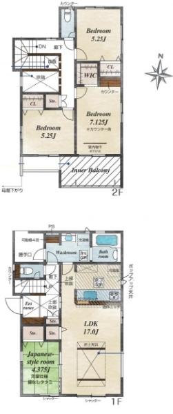 磐田市高木新築全4棟　3号棟