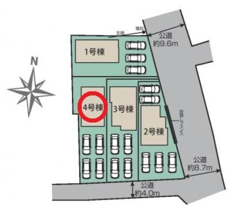 磐田市高木新築全4棟　4号棟