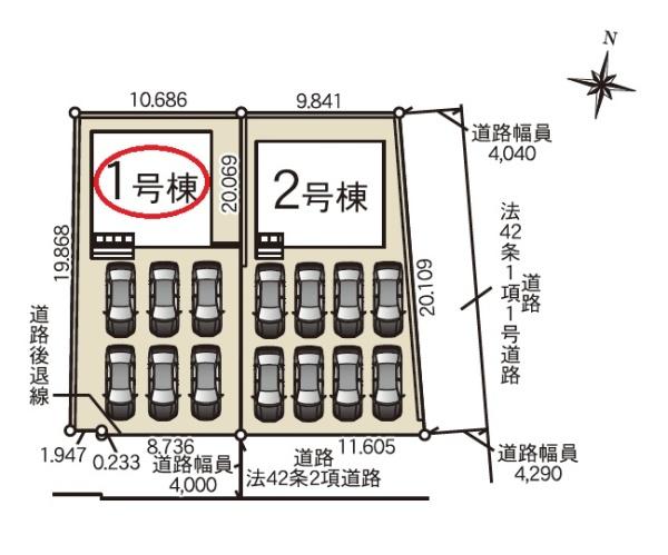 袋井市木原第3期新築全2棟　1号棟