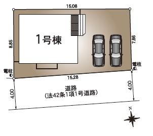 磐田市見付第8期新築全1棟　1号棟