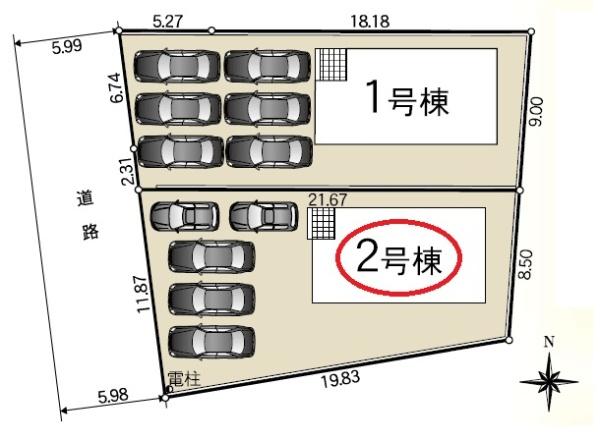 袋井市豊沢第3期新築全2棟　2号棟